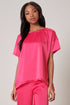Shireen Oversized Satin Tee